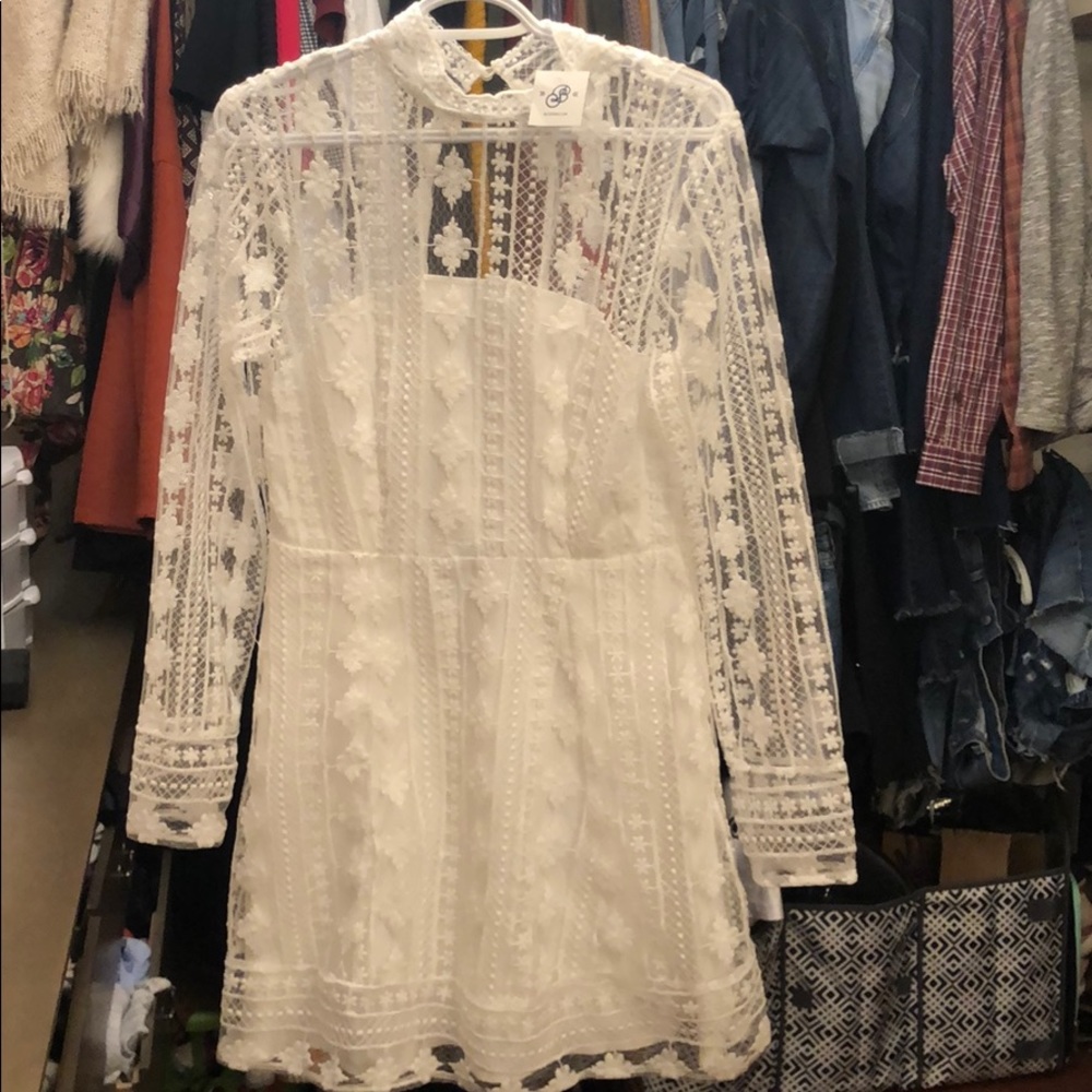 White Laced dress